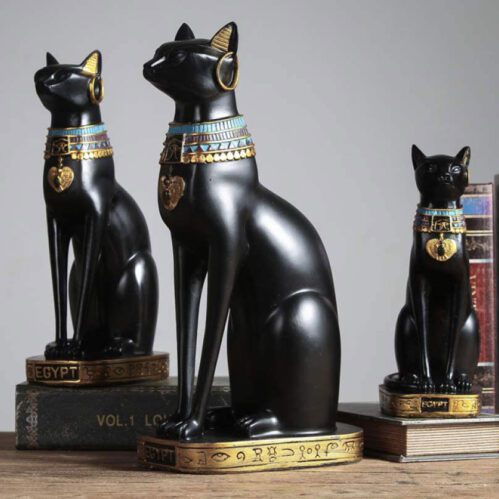 Statua crne mačke i feng shui