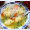 Recept za pileću supu sa knedlama