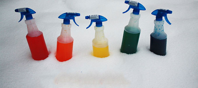 Evo kako da napravite boje za sneg