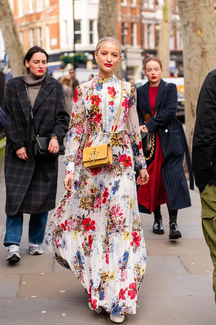 Maxi haljina sa cvetnim printom je u trendu