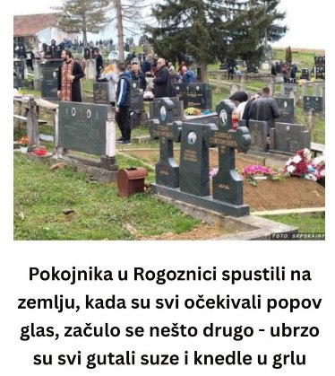 Pokojnika u Rogoznici spustili na zemlju, kada su svi očekivali popov glas, začulo se nešto jezivo: Svi su gutali suze i knedle u grlu - featured image Pokojnika u Rogoznici spustili na zemlju, kada su svi očekivali popov glas, začulo se nešto jezivo: Svi su gutali suze i knedle u grlu - featured image