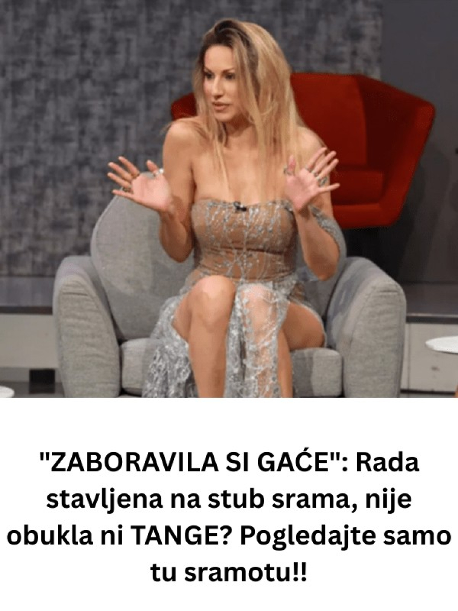 ZAB0RAVlLA Sl GAĆE”: Rada stavljena na stub srama! P0GLEDAJTE samo tu sramotu!! (FOTO) - featured image