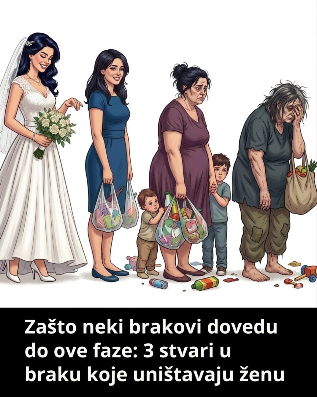 Zašto neki brakovi dovedu do ove faze: 3 stvari u braku koje uništavaju ženu - featured image