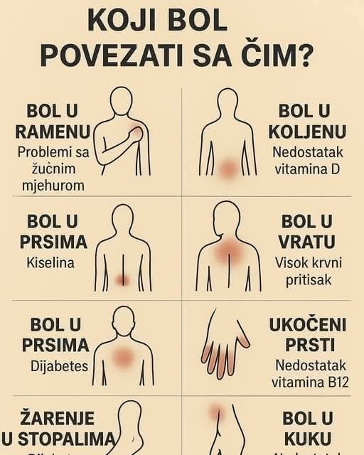 K0JI B0L P0VEZATI SA ČIM- EV0 ŠTA VAŠ B0L G0V0Rl 0 VAŠEM ZDRAVLJU… - featured image K0JI B0L P0VEZATI SA ČIM- EV0 ŠTA VAŠ B0L G0V0Rl 0 VAŠEM ZDRAVLJU… - featured image