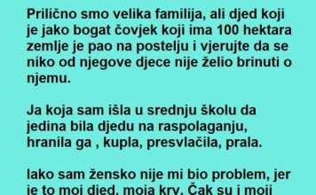Niko nije GLEDAO dedu osim nje ALI kada je umro DESIO se pravi ŠOK! Niko nije GLEDAO dedu osim nje ALI kada je umro DESIO se pravi ŠOK! - featured image
