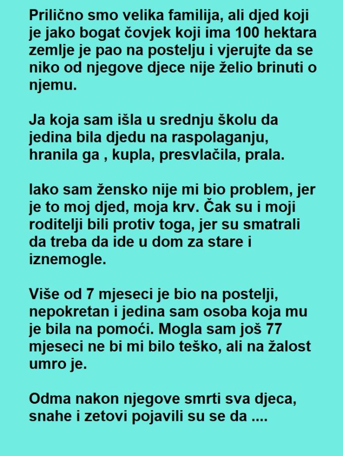 Niko nije GLEDAO dedu osim nje ALI kada je umro DESIO se pravi ŠOK! - featured image Niko nije GLEDAO dedu osim nje ALI kada je umro DESIO se pravi ŠOK! - featured image