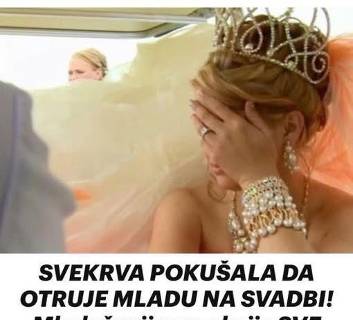 SVEKRVA POKUŠALA DA OTRUJE MLADU NA SVADBI! Mladoženjina reakcija SVE ŠOKIRALA, gosti u sali ZANIJEMILI SVEKRVA POKUŠALA DA OTRUJE MLADU NA SVADBI! Mladoženjina reakcija SVE ŠOKIRALA, gosti u sali ZANIJEMILI - featured image
