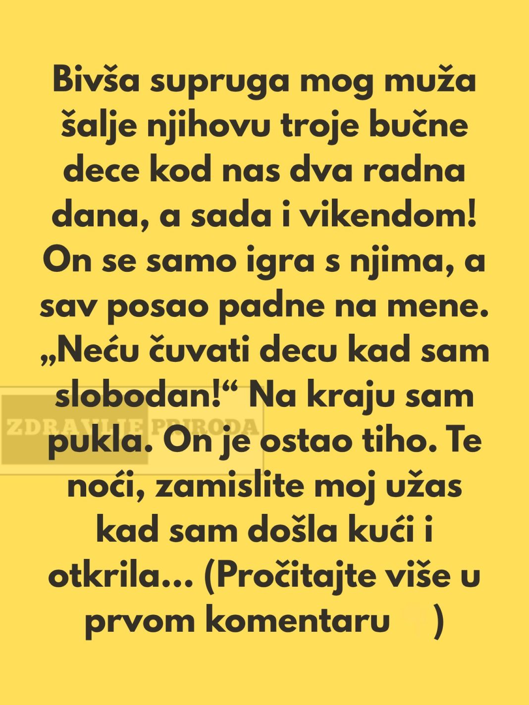 Odbijam da budem besplatna dadilja za svoju pastorku i pastorku — moje dobrostanje je ispred svih - featured image Odbijam da budem besplatna dadilja za svoju pastorku i pastorku — moje dobrostanje je ispred svih - featured image