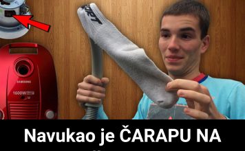 Navukao je ČARAPU NA USISIVAČ, a onda uradio OVO! Ljudi gledaju i ne veruju, OVO JE ČUDO! Navukao je ČARAPU NA USISIVAČ, a onda uradio OVO! Ljudi gledaju i ne veruju, OVO JE ČUDO! - featured image