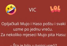 VIC DANA:Opljačkali Mujo i Haso poštu… VIC DANA:Opljačkali Mujo i Haso poštu… - featured image