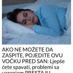 AKO NE MOŽETE DA ZASPITE, POJEDITE OVU VOĆKU PRED SAN: Ljepše ćete spavati, problemi sa varenjem PRESTAJU AKO NE MOŽETE DA ZASPITE, POJEDITE OVU VOĆKU PRED SAN: Ljepše ćete spavati, problemi sa varenjem PRESTAJU - featured image
