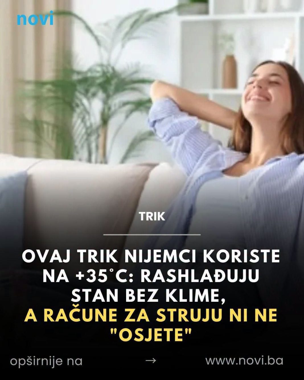 0vaj trik Nijemci koriste na +35°C: Rashlađuju stan bez klime, a račune za struju ni ne “osjete” - featured image 0vaj trik Nijemci koriste na +35°C: Rashlađuju stan bez klime, a račune za struju ni ne “osjete” - featured image