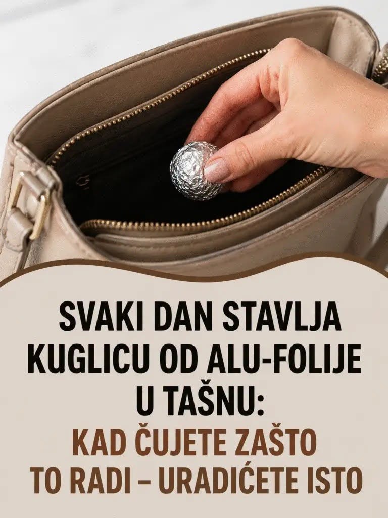 Svaki dan stavlja kuglicu od alu-folije u tašnu: Kad čujete zašto to radi – uradićete isto - featured image