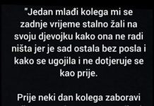 “Jedan mlađi kolega mi se u zadnje vrijeme stalno žali…” “Jedan mlađi kolega mi se u zadnje vrijeme stalno žali…” - featured image