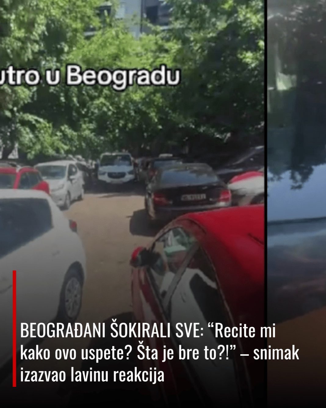 BEOGRAĐANI ŠOKIRALI SVE: “Recite mi kako ovo uspete? Šta je bre to?!” – snimak izazvao lavinu reakcija - content image
