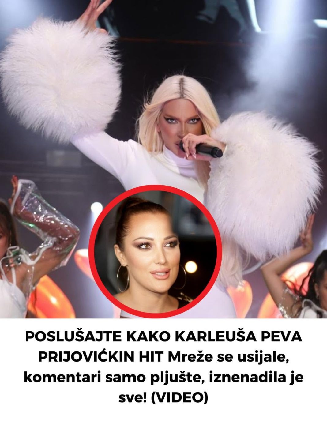 POSLUŠAJTE KAKO KARLEUŠA PJEVA PRIJOVIĆKIN HIT Mreže se usijale, komentari samo pljušte, iznenadila je sve! (VIDEO) - featured image