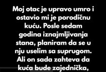 Odbijam da dozvolim suprugu da bude suvlasnik moje kuće — to je deo mog nasledstva Odbijam da dozvolim suprugu da bude suvlasnik moje kuće — to je deo mog nasledstva - featured image