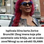 Isplivala lična karta Zorice Brunclik! Zbog imena ZANlJEMlT ĆE ClJELA REGlJA, zar se ovako zove?Mnogi su se odrekli ISLAMA prešli u pravoslavlje,ZAR I TI ZORICE… Isplivala lična karta Zorice Brunclik! Zbog imena ZANlJEMlT ĆE ClJELA REGlJA, zar se ovako zove?Mnogi su se odrekli ISLAMA prešli u pravoslavlje,ZAR I TI ZORICE… - featured image
