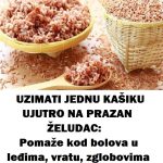 UZIMATI JEDNU KAŠIKU UJUTRO NA PRAZAN ŽELUDAC: Pomaže kod bolova u leđima, vratu, zglobovima UZIMATI JEDNU KAŠIKU UJUTRO NA PRAZAN ŽELUDAC: Pomaže kod bolova u leđima, vratu, zglobovima - featured image