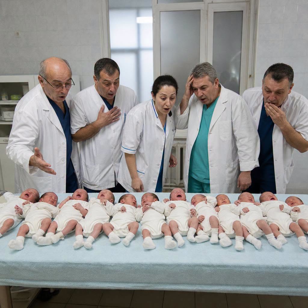 Žena je rodila 11 beba odjednom. Ali kada su ih lekari pažljivije pogledali, UKOČILI SU SE: Ono što su gledali uopšte nisu bile bebe… - featured image