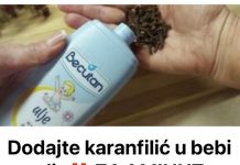 Dodajte karanfilić u bebi ulje ZA 1 MINUT BIĆETE ŠOKIRANI REZULTATOM. Dodajte karanfilić u bebi ulje ZA 1 MINUT BIĆETE ŠOKIRANI REZULTATOM. - featured image