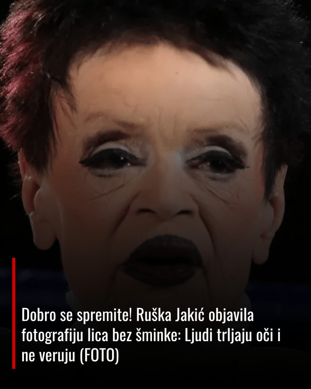 Dobro se spremite! Ruška Jakić objavila fotografiju lica bez šminke: Ljudi trljaju oči i ne veruju (FOTO) - content image