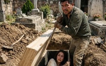 Dok su bacali zemlju na njen grob, iz kovčega se začuo tihi udarac Dok su bacali zemlju na njen grob, iz kovčega se začuo tihi udarac - featured image