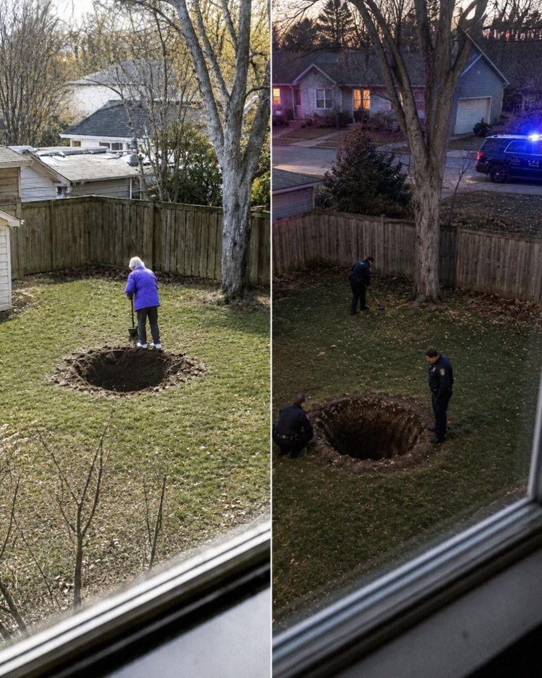 MOJA KOMŠINICA JE SVAKOG VIKENDA KOPALA RUPE U DVORIŠTU — A ONDA JE JEDNOG JUTRA POLICIJA IZNENADA DOŠLA - featured image