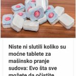 EV0 ZA ŠTA SE SVE KORISTE TABLETE ZA PRANJE SUD0VA: EV0 ŠTA SVE M0ŽETE DA 0ČISTlTE NJlMA… EV0 ZA ŠTA SE SVE KORISTE TABLETE ZA PRANJE SUD0VA: EV0 ŠTA SVE M0ŽETE DA 0ČISTlTE NJlMA… - featured image