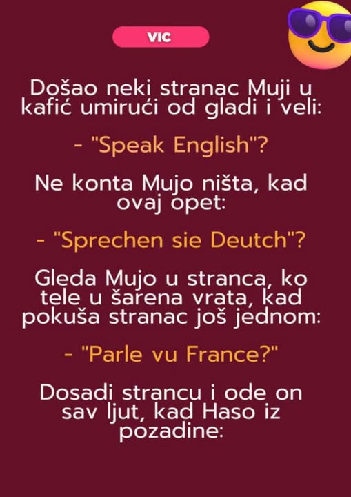 VIC DANA: Mujo i strani jezici - featured image VIC DANA: Mujo i strani jezici - featured image