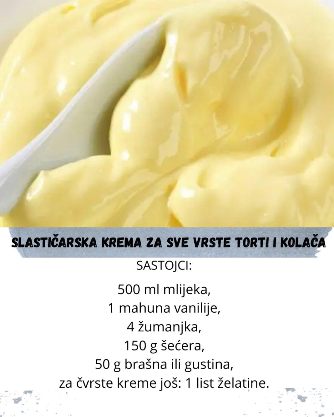 Kako se pravi slastičarska krema: Najbolja za sve vrste torti i kolača. - featured image