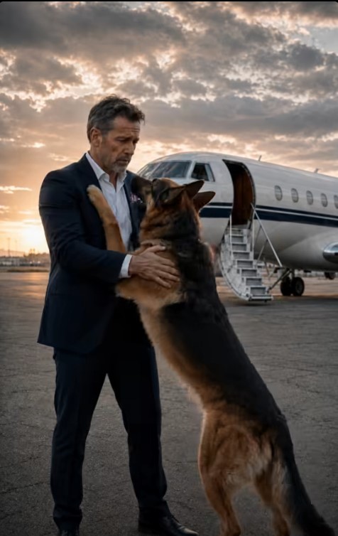 Milijarder je upravo trebao ući u svoj privatni avion kako bi odletio na važan sastanak s poslovnim partnerima kada je njegov pas iznenada počeo očajnički lajati. Samo minut kasnije dogodilo se nešto zbog čega su svi shvatili zašto se pas ponašao tako čudno. 😱 - featured image