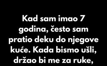 Kad sam imao 7 godina, često sam pratio deku do njegove kuće. Kad sam imao 7 godina, često sam pratio deku do njegove kuće. - featured image