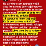 Na parkingu mi je nepoznata žena ostavila poruku Na parkingu mi je nepoznata žena ostavila poruku - featured image