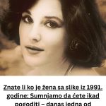 Znate li ko je žena sa slike iz 1991. godine: Sumnjamo da ćete ikad pogoditi – danas jedna od napopularnijih u Srbiji Znate li ko je žena sa slike iz 1991. godine: Sumnjamo da ćete ikad pogoditi – danas jedna od napopularnijih u Srbiji - featured image