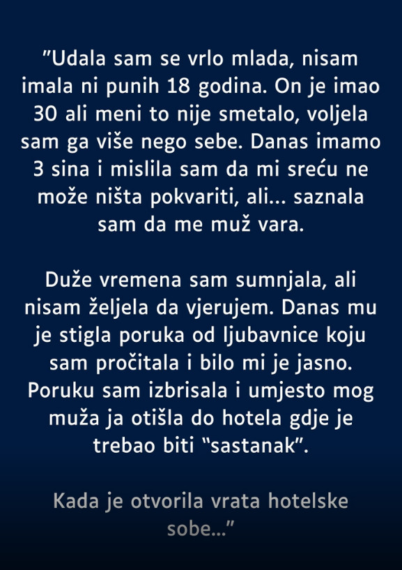 “Sa samo 18 godina udala sam se, on je duplo stariji a to mi nije smetalo tada…” - featured image